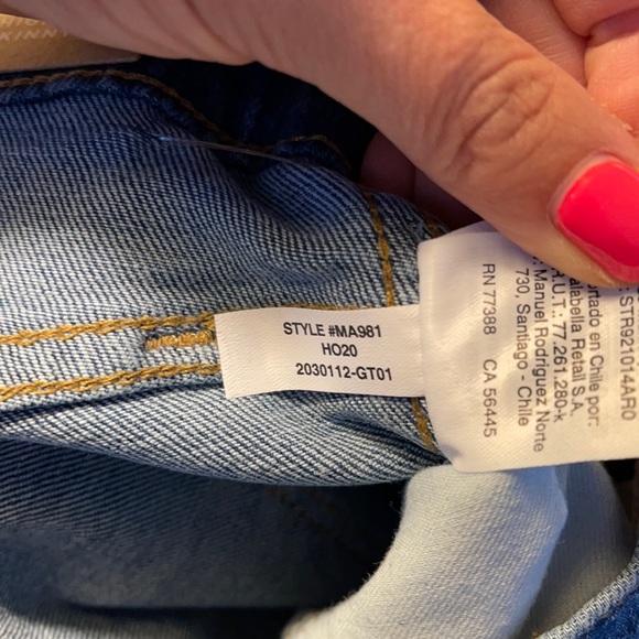 NWT Madewell High-Rise Skinny Jeans Button-Front - Picture 3 of 8